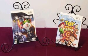 Wii Disney Pixar Toy Story Mania Video Game And G-Force Used Both Are Complete..